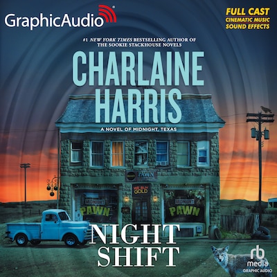 Night Shift [Dramatized Adaptation] – omslag til lydbogen af Charlaine Harris