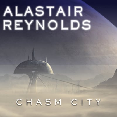 Chasm City – omslag til lydbogen af Alastair Reynolds