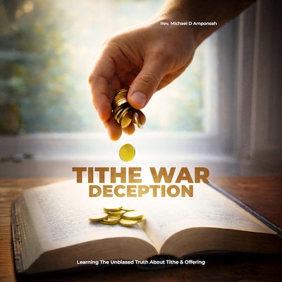 Tithe War Deception – omslag til lydbogen af Rev. Michael D Amponsah