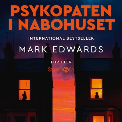 Psykopaten i nabohuset – omslag til lydbogen af Mark Edwards