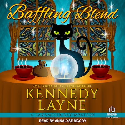 Baffling Blend – omslag til lydbogen af Kennedy Layne