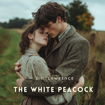 The White Peacock – omslag til lydbogen af D. H. Lawrence