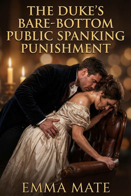 The Duke's Bare-Bottom Public Spanking Punishment: A Full-Length Steamy Victorian Historical Romance Novel – omslag til lydbogen af Emma Mate