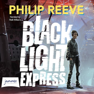 Black Light Express – omslag til lydbogen af Philip Reeve