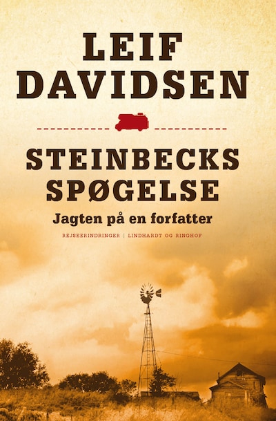 Steinbecks spøgelse - jagten på en forfatter – omslag til lydbogen af Leif Davidsen