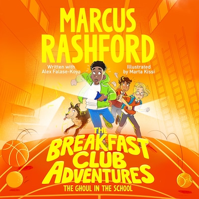 The Ghoul in the School – omslag til lydbogen af Marcus Rashford