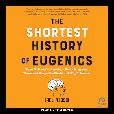 The Shortest History of Eugenics – omslag til lydbogen af Erik L. Peterson