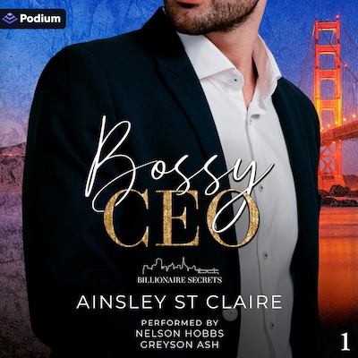 Bossy CEO – omslag til lydbogen af Ainsley St Claire