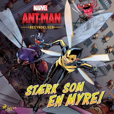 Ant-Man og Wasp - Begyndelsen - Stærk som en myre! – omslag til lydbogen af Marvel