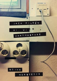 Vi, vi vaktmästare – omslag till ljudboken av Jack Hildén