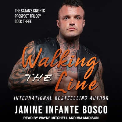 Walking The Line – omslag til lydbogen af Janine Infante Bosco