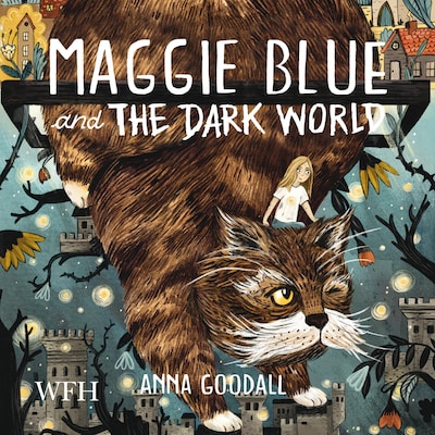 Maggie Blue and the Dark World – omslag til lydbogen af Anna Goodall