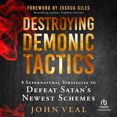 Destroying Demonic Tactics – omslag til lydbogen af John Veal