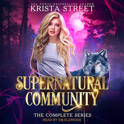 Supernatural Community – omslag til lydbogen af Krista Street