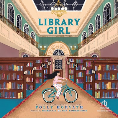 Library Girl – omslag til lydbogen af Polly Horvath