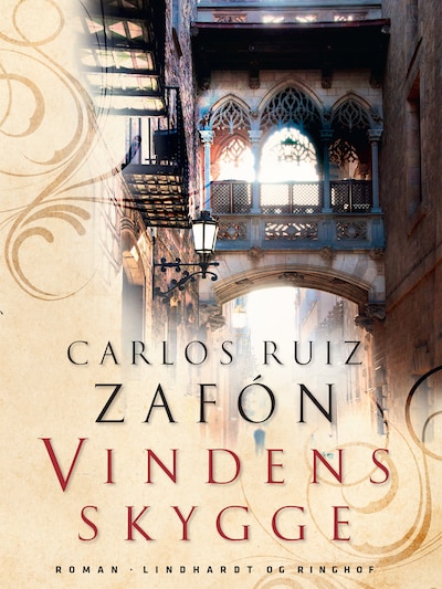 Vindens skygge – omslag til lydbogen af Carlos Ruiz Zafón