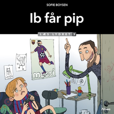 Ib får pip, Læs lydret 3 – omslag til lydbogen af Sofie Boysen