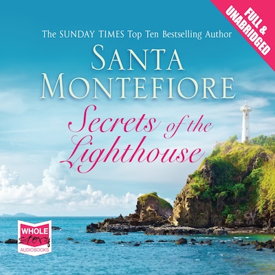 Secrets of the Lighthouse – omslag til lydbogen af Santa Montefiore