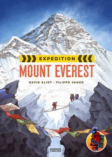 Expedition Mount Everest – omslag till ljudboken av David Klint
