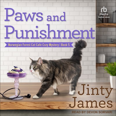 Paws and Punishment – omslag til lydbogen af Jinty James