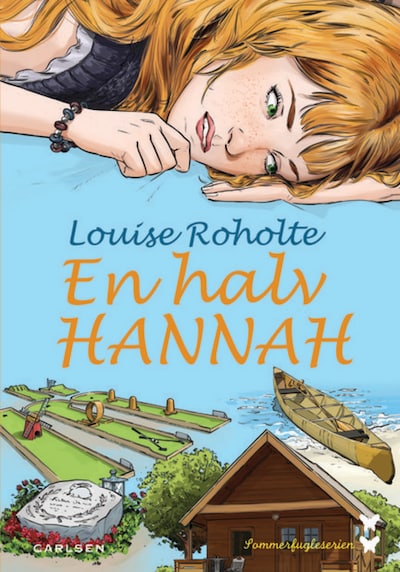 En halv Hannah – omslag til lydbogen af Louise Roholte