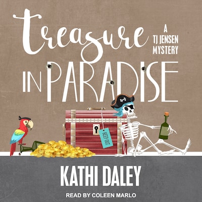 Treasure in Paradise – omslag til lydbogen af Kathi Daley