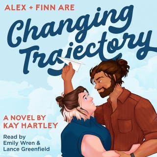 Changing Trajectory – omslag till ljudboken av Kay Hartley