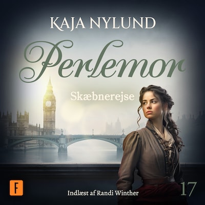 Skæbnerejse – omslag til lydbogen af Kaja Nylund