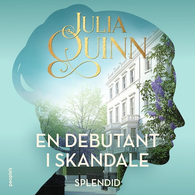 En debutant i skandale – omslag til lydbogen af Julia Quinn