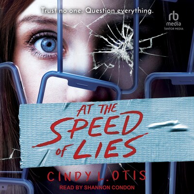 At the Speed of Lies – omslag til lydbogen af Cindy L. Otis