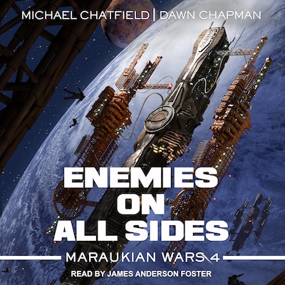 Enemies on All Sides – omslag til lydbogen af Michael Chatfield, Dawn Chapman