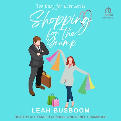 Shopping for the Grump – omslag til lydbogen af Leah Busboom