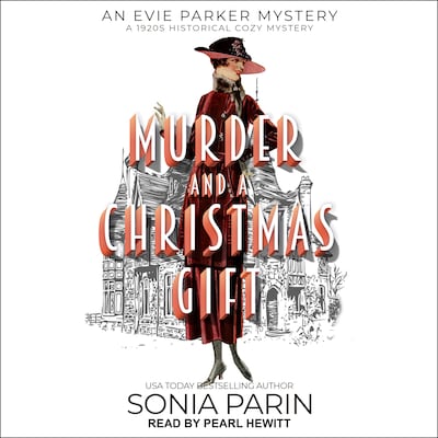 Murder and a Christmas Gift – omslag til lydbogen af Sonia Parin