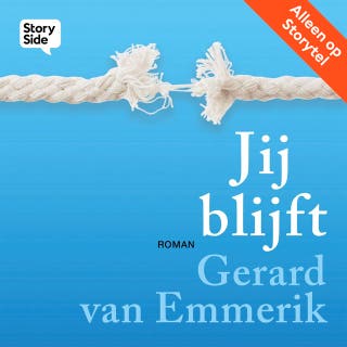 Jij blijft – omslag van het luisterboek van Gerard van Emmerik