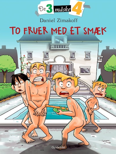 De tre måske fire 2 - To fruer med ét smæk – omslag til lydbogen af Daniel Zimakoff