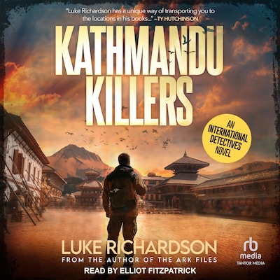 Kathmandu Killers – omslag til lydbogen af Luke Richardson