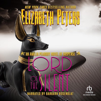Lord of the Silent "International Edition" – omslag til lydbogen af Elizabeth Peters