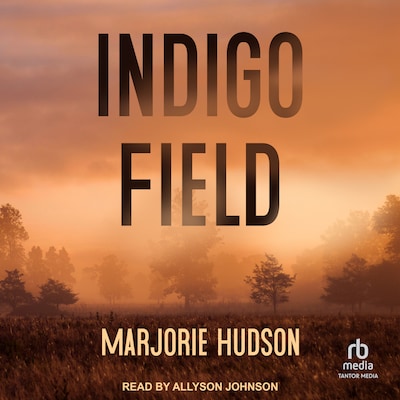 Indigo Field – omslag til lydbogen af Marjorie Hudson