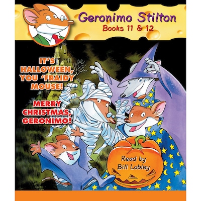 It's Halloween, You 'Fraidy Mouse! / Merry Christmas, Geronimo! - Geronimo Stilton, Books 11 - 12 (Unabridged) – okładka audiobooka, autor Geronimo Stilton