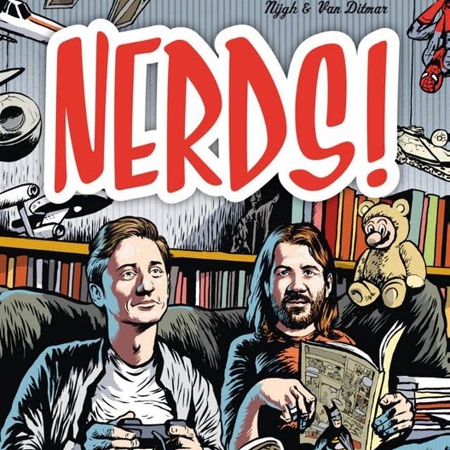 Nerds! – omslag van het luisterboek van Emilio Guzman,Thijs van Domburg