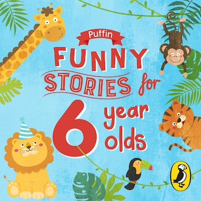 Puffin Funny Stories for 6 Year Olds – omslag til lydbogen af Puffin