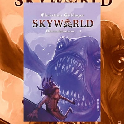 SkyWorld #1: Himmelpiraterne – omslag til lydbogen af Christian Guldager