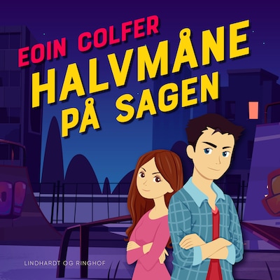 Halvmåne på sagen – omslag til lydbogen af Eoin Colfer