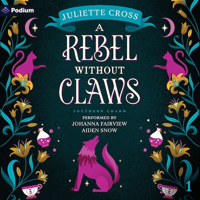 A Rebel Without Claws – omslag til lydbogen af Juliette Cross