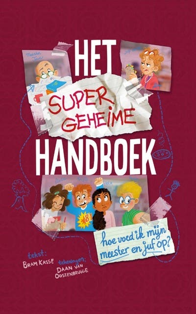 Het supergeheime handboek – omslag van het luisterboek van Bram Kasse