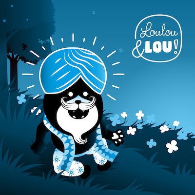 Meditation: Check-checkity-doublecheck (Bedtime Ritual) – omslag til lydbogen af Loulou en Lou