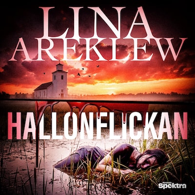 Hallonflickan – omslag till ljudboken av Lina Areklew