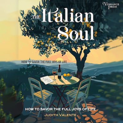 The Italian Soul – omslag til lydbogen af Judith Valente
