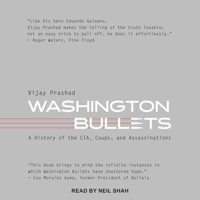 Washington Bullets – omslag til lydbogen af Vijay Prashad