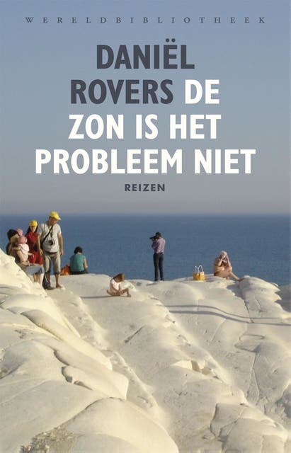 De zon is het probleem niet: reizen – omslag van het luisterboek van Daniël Rovers